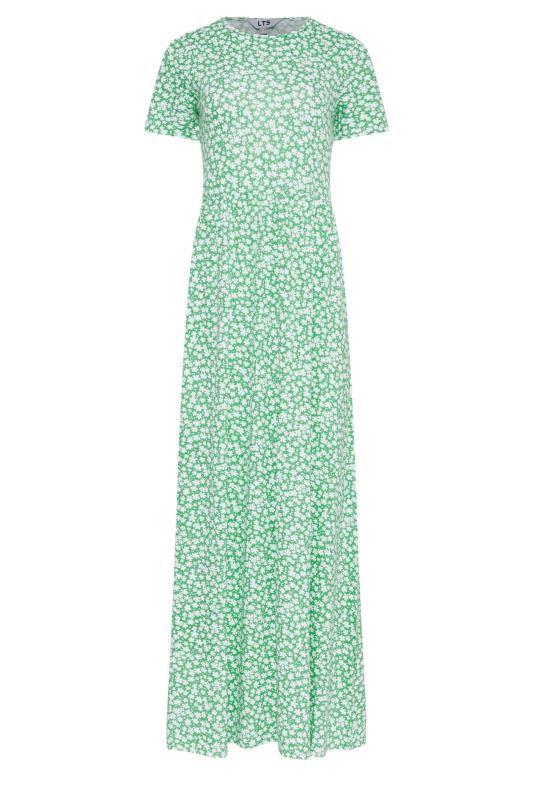 LTS Tall Green Ditsy Floral Maxi Dress 6