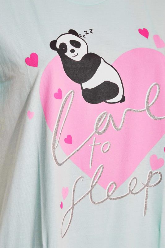 Curve Blue 'Love To Sleep' Sleeping Panda Nightdress_Z.jpg