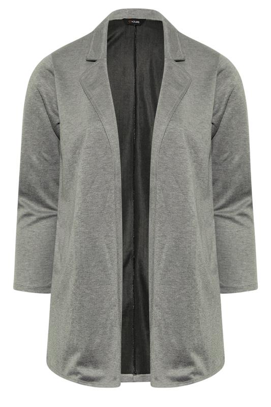 Plus Size Grey Longline Blazer | Yours Clothing 6