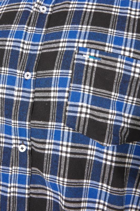 BadRhino Black & Blue Brushed Check Shirt_S.jpg