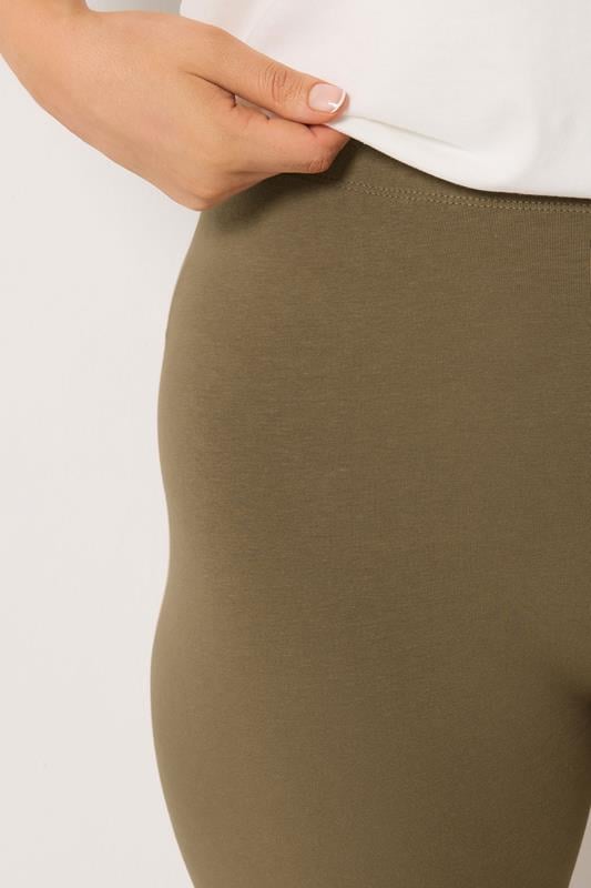 YOURS Plus Size Brown Cycling Shorts | Yours Clothing 4