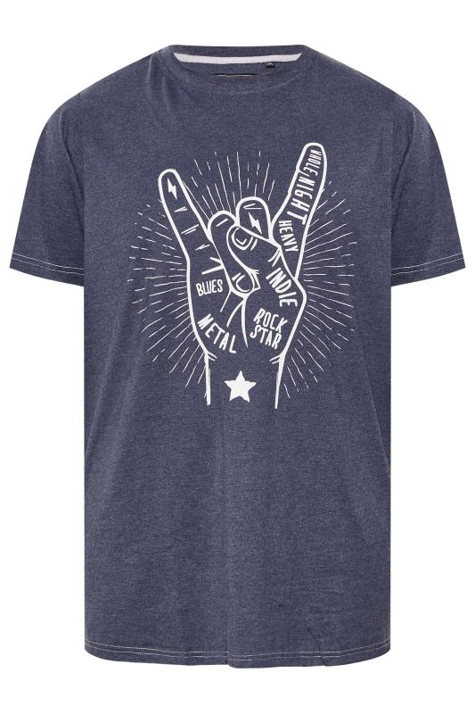 KAM Big & Tall Rock Star Print T-shirt 3
