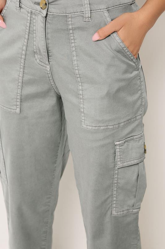 M&Co Petite Grey Cargo Trousers | M&Co 4