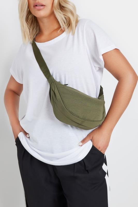  Tallas Grandes Khaki Green Cross Body Bag