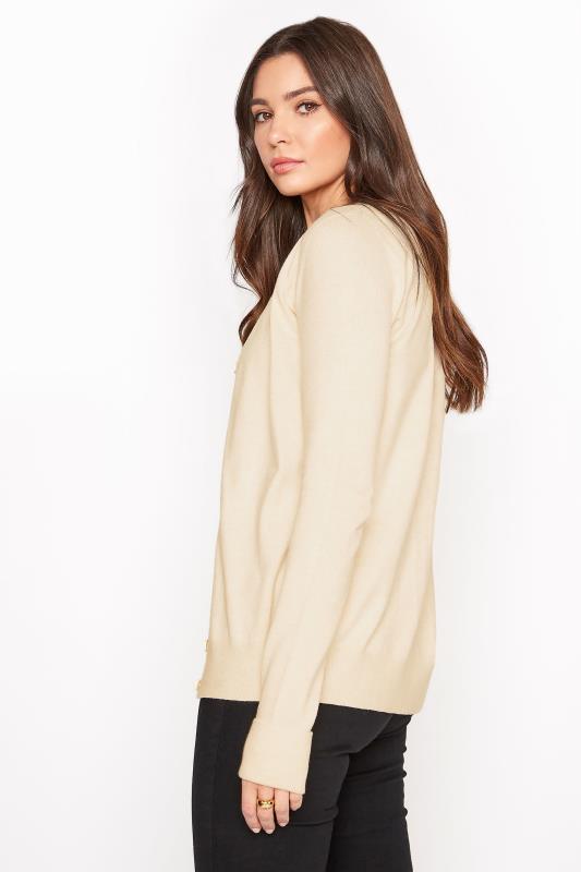 Cream Buttoned Knitted Cardigan_C.jpg