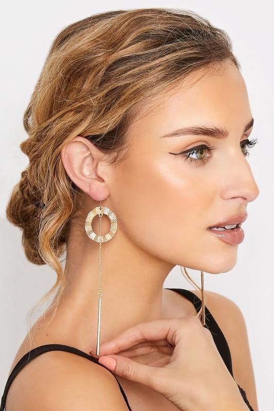 Gold Ring and Tassel Earrings 3