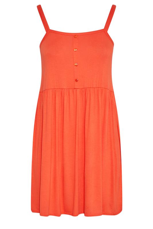 LIMITED COLLECTION Curve Orange Button Detail Cami Top 6