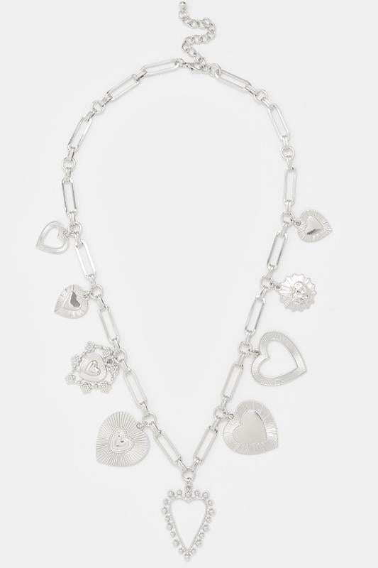  Collier ton argent à pendentif cœur