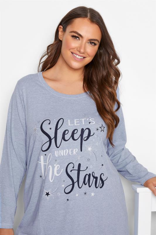 Blue 'Let's Sleep Under The Stars' Pyjama Set_B.jpg