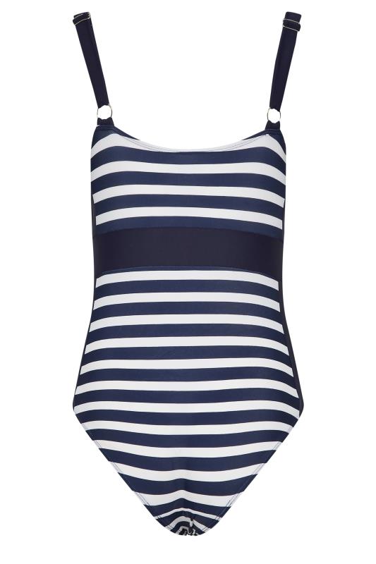 LTS Tall Navy Blue Stripe Swimsuit | Long Tall Sally