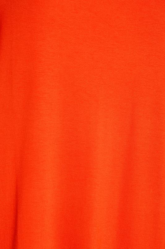 Curve Orange Cut Out T-Shirt Dress 6