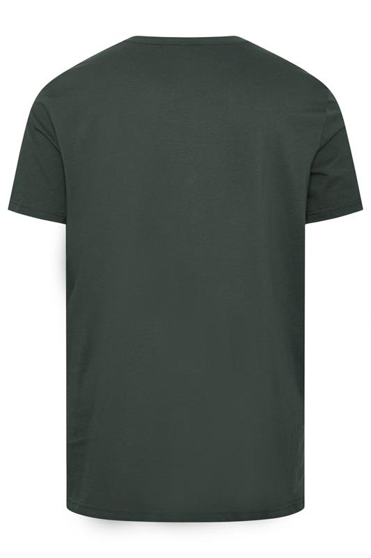 LYLE & SCOTT Big & Tall Gunmetal Grey Core T-Shirt | BadRhino 4