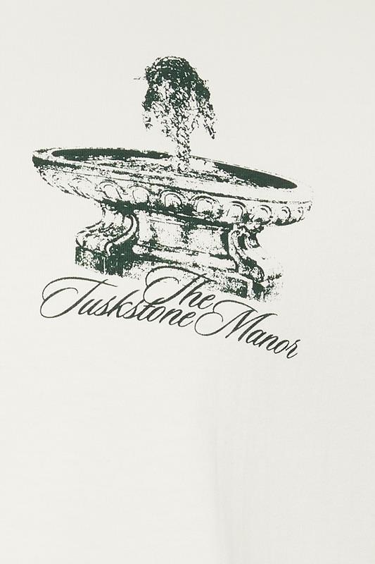 BadRhino Big & Tall White Extra Long 'The Tuskstone Manor' Graphic T-Shirt | BadRhino 8