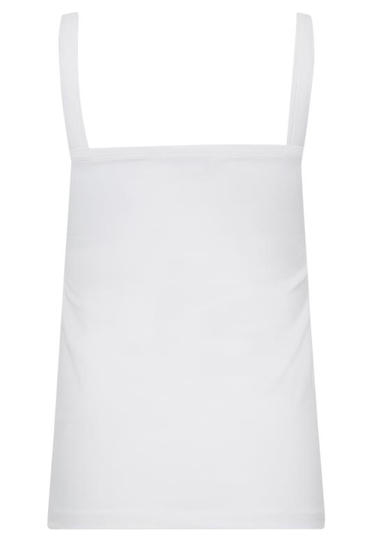 LTS Tall Women's White Square Neck Vest Top | Long Tall Sally 7