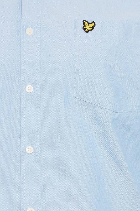 LYLE & SCOTT Big & Tall Blue Oxford Shirt | BadRhino 3