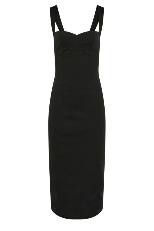 LTS Tall Black Corset Detail Dress 7