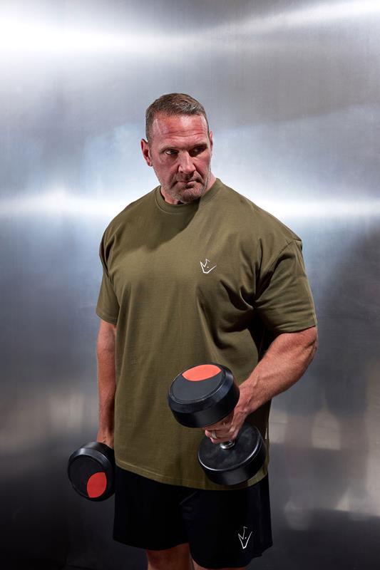  IronRhino Big & Tall camiseta verde oliva «Rest Day»