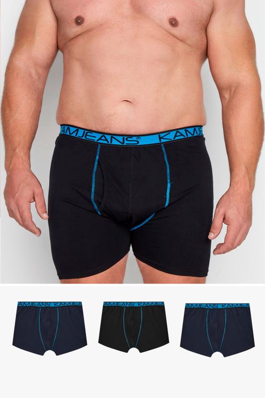 Boxers & Briefs dla puszystych KAM Multi 2 Pack Boxers