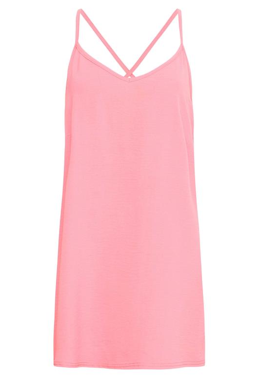 LTS Tall Women's Pink Textured Cami Top | Long Tall Sally 4