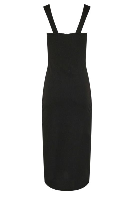 LTS Tall Women's Black Corset Detail Dress | Long Tall Sally 8