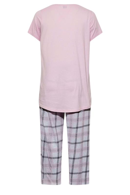 Plus Size Pink Dreaming Koala Wide Leg Pyjama Set | Yours Clothing 7