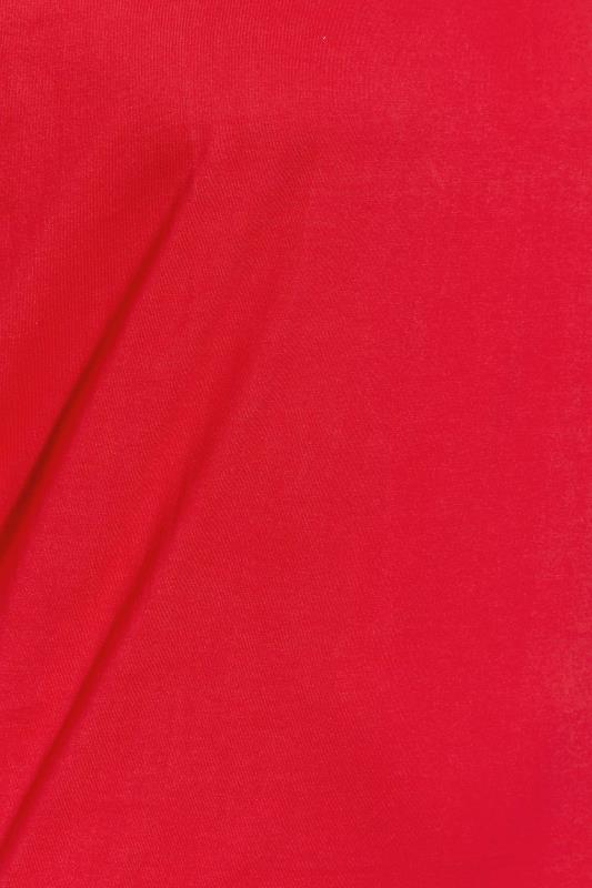BadRhino Big & Tall Plain Red T-Shirt | BadRhino 2