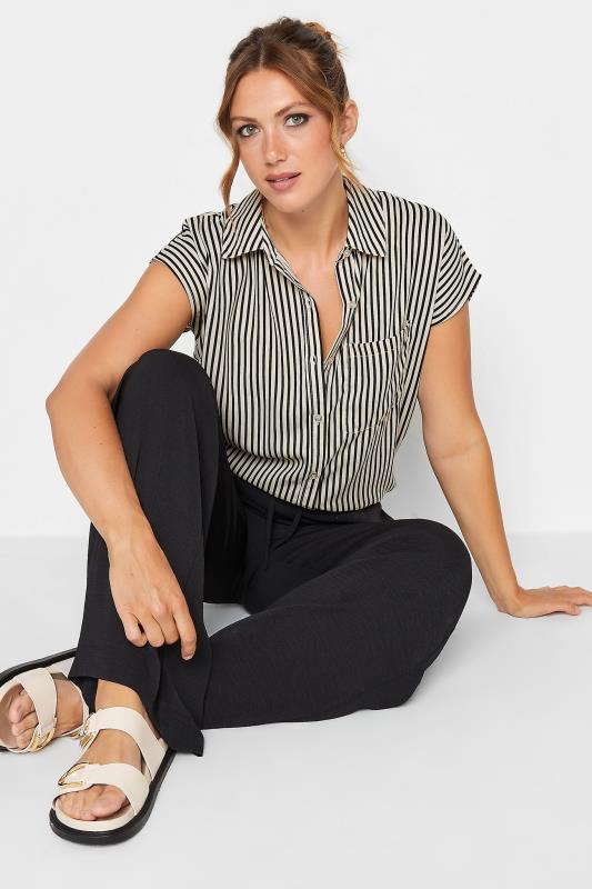 LTS Tall Women's Black Stripe Print Shirt | Long Tall Sally 4