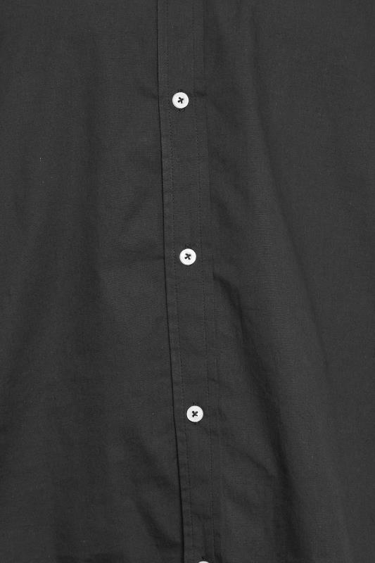 BadRhino Black Cotton Poplin Short Sleeve Shirt | BadRhino 4