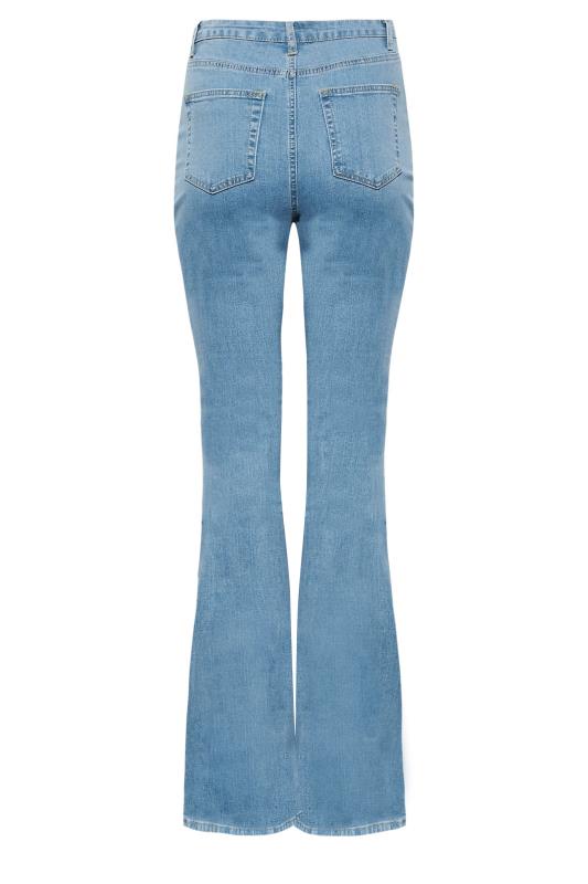 LTS Tall Women's Blue Flared Jeans | Long Tall Sally 6