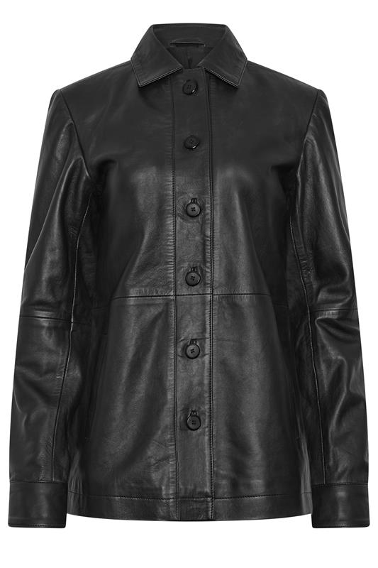 LTS PREMIUM Tall Women's Black Leather Jacket | Long Tall Sally 5