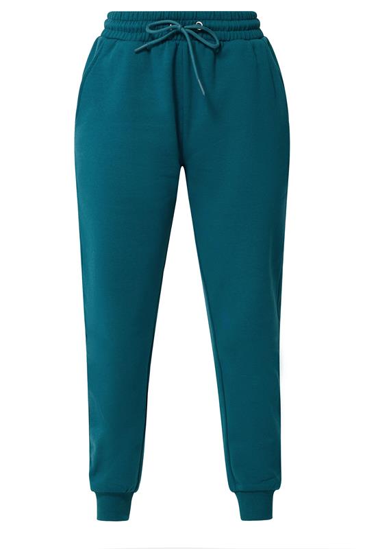 M&Co Petite Teal Green Cuffed Joggers | M&Co 5