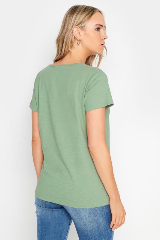 LTS Tall 2 PACK Green & Grey Stripe T-Shirt | Long Tall Sally 5