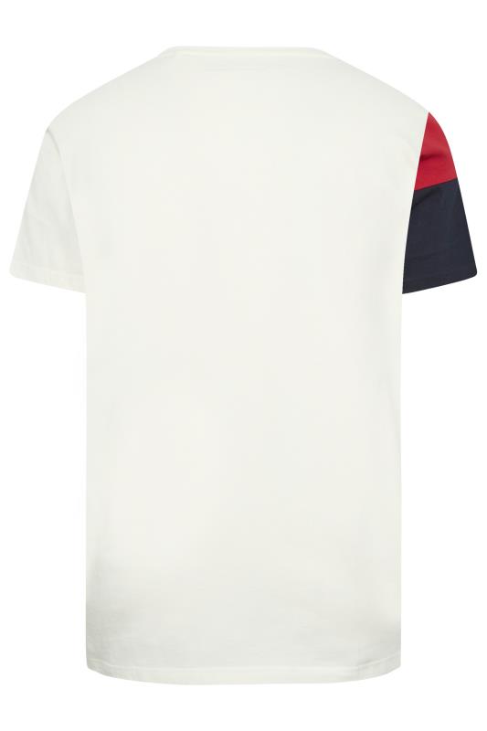 BadRhino Big & Tall Red Diagonal Stripe T-Shirt | BadRhino 4