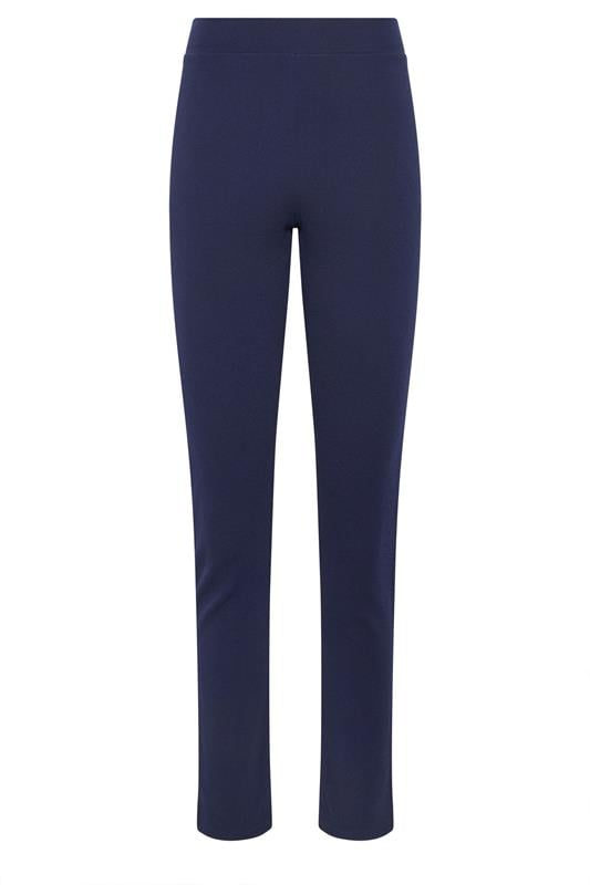 LTS Tall Navy Blue Slim Leg Trousers | Long Tall Sally 5