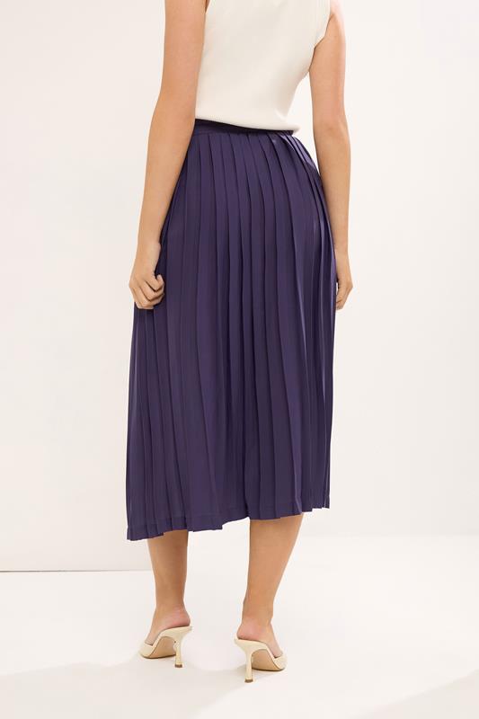 STAR Purple Pleated Belt Buckle Maxi Skirt | StarByJM 2