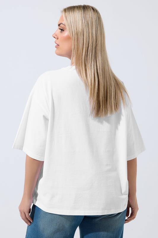 LIMITED COLLECTION Plus Size White 'It's Coming Home' England T-Shirt | Yours Clothing 2