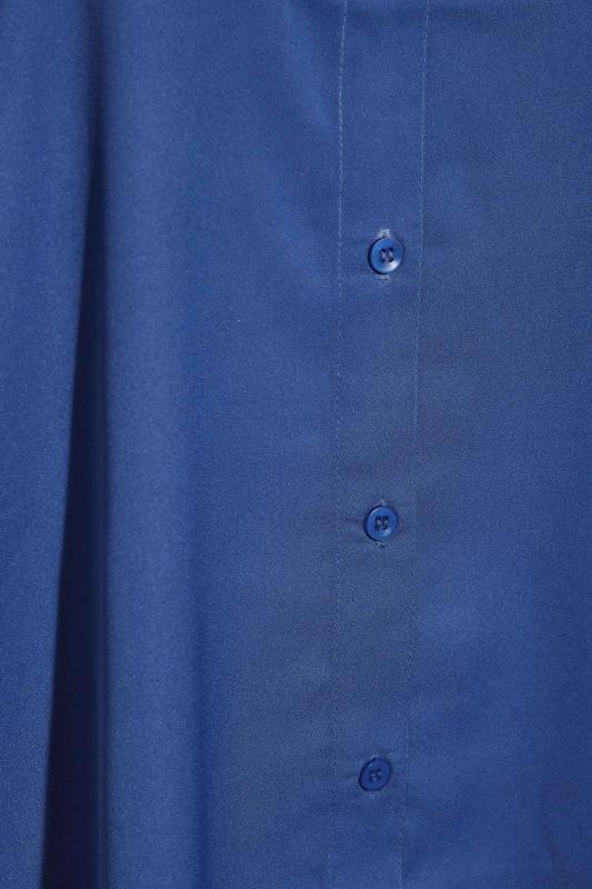 Plus Size Blue Cold Shoulder Shirt | Yours Clothing 5