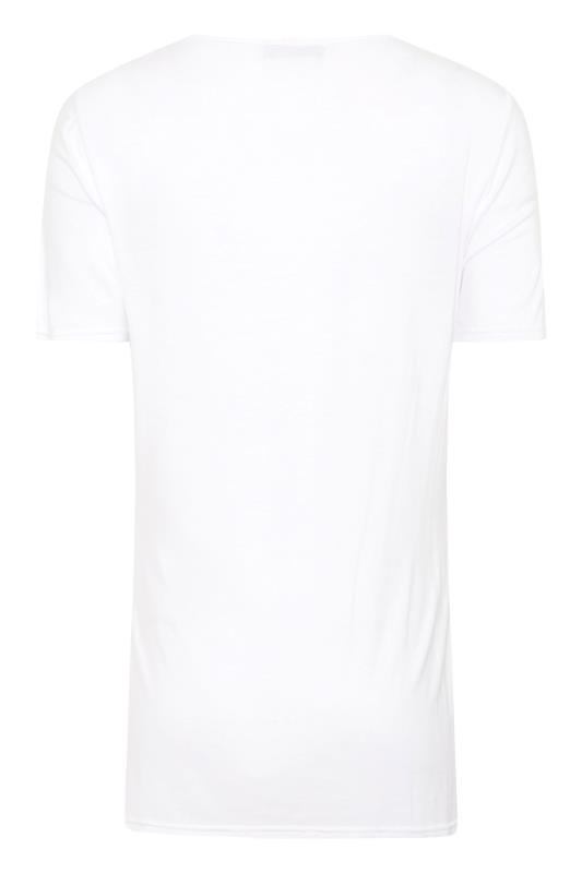 LTS Tall White 'Here's To Strong Women' Slogan T-Shirt_BK.jpg