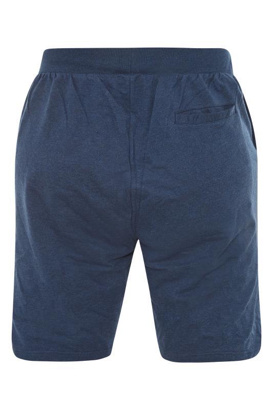BadRhino Big & Tall Navy Blue Sweat Shorts_BK.jpg