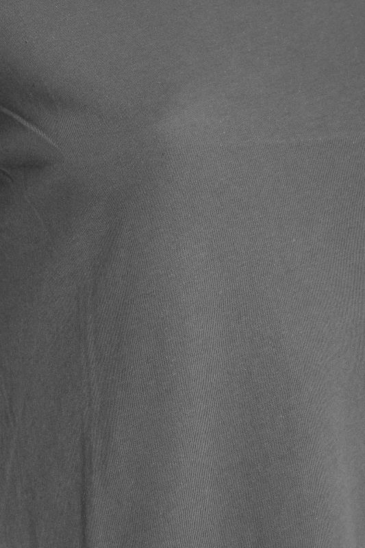 Plus Size Grey Long Sleeve T-Shirt | Yours Clothing  5