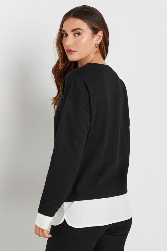 LTS Tall Black Shirt Sweatshirt | Long Tall Sally 3