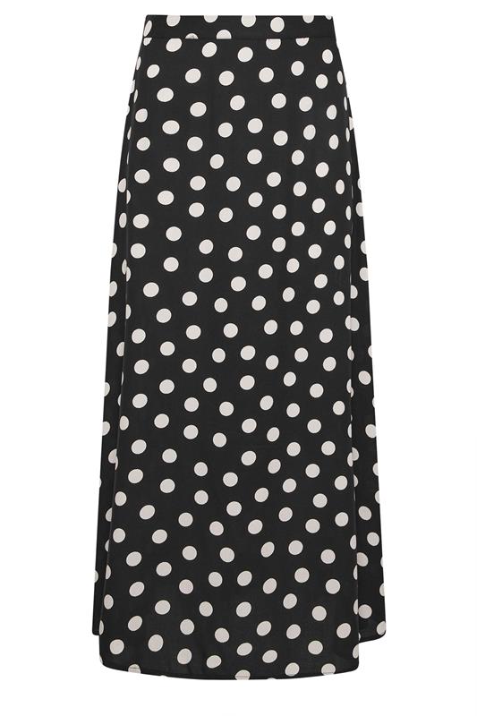 M&Co Black Polka Dot Maxi Skirt | M&Co 5