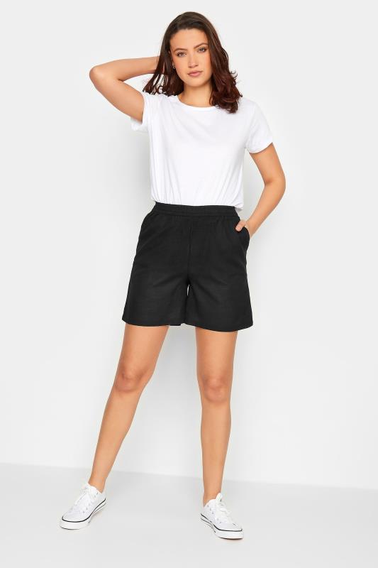 LTS Tall Women's Black Cotton Shorts | Long Tall Sally 2
