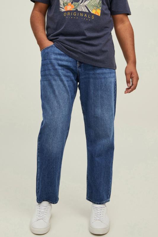 JACK & JONES Big & Tall Blue Mike Comfort Fit Jeans 1