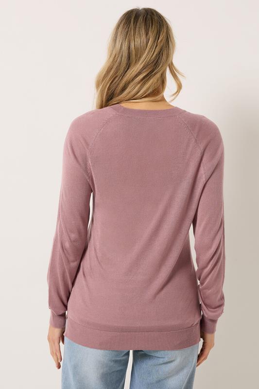 LTS Tall Women's Light Purple Lightweight Jumper | Long Tall Sally 2