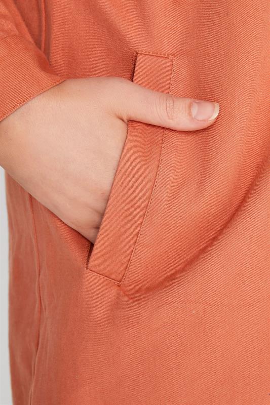 LIMITED COLLECTION Curve Bright Orange Shacket 4