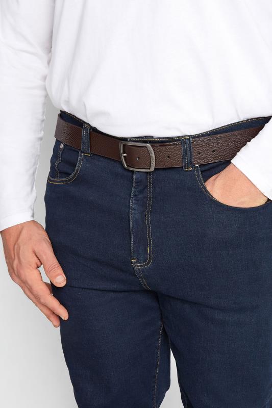 Men's  BadRhino Brown Leather Belt