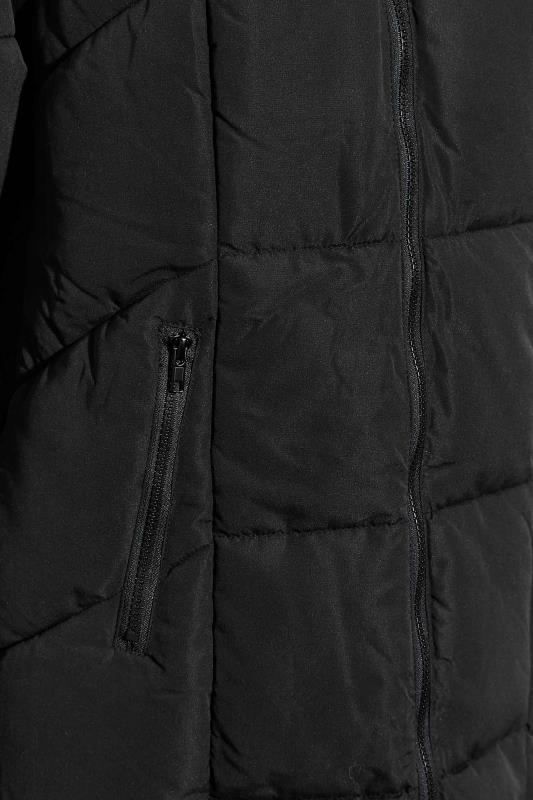 Petite Black Maxi Puffer Coat | PixieGirl 5