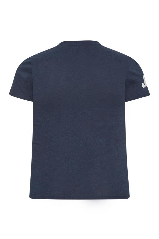 SUPERDRY Big & Tall Navy Blue Logo T-Shirt 2