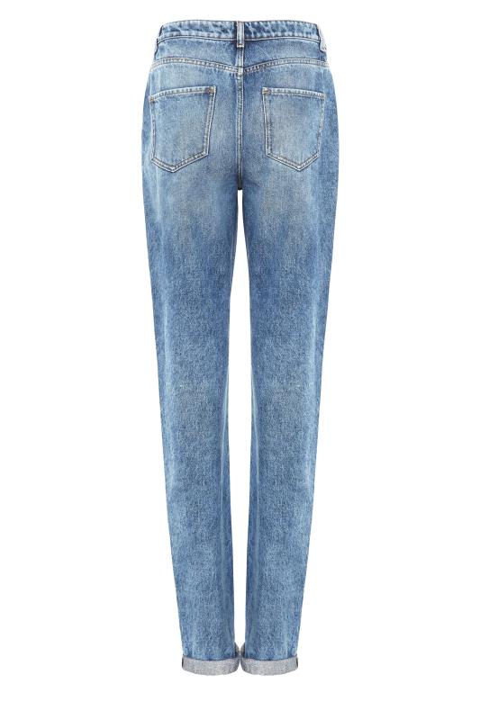 LTS Tall Blue Acid Wash Boyfriend Jeans 6